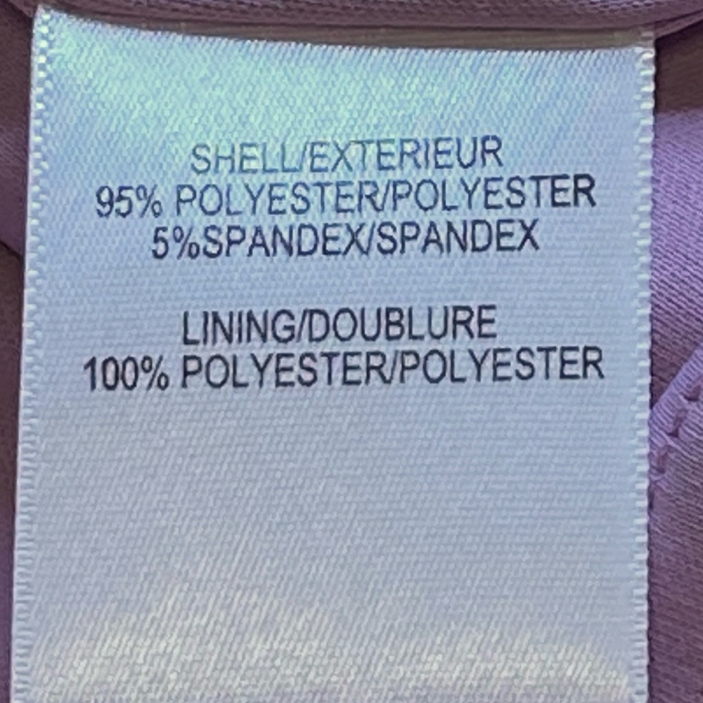 Belle Badgley Mischka Nova Lilac Flutter Cocktail Dress Women’s Size 6 - Picture 9 of 15